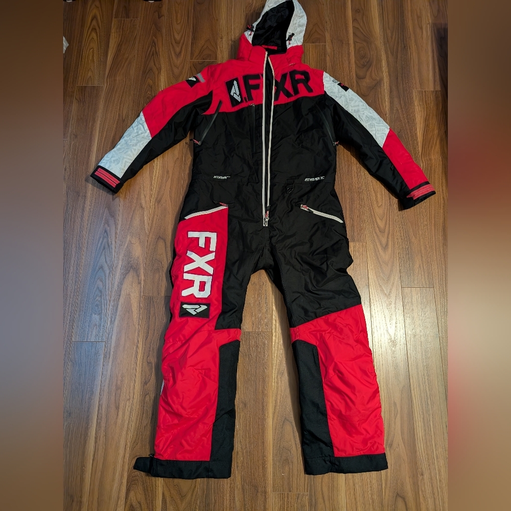 FXR Pink and Black Snowmobile Suit